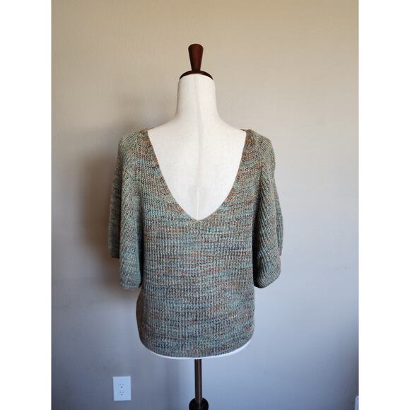Anthropologie Women's Sweater Top SZ Small Oversized Open Back - Picture 6 of 14